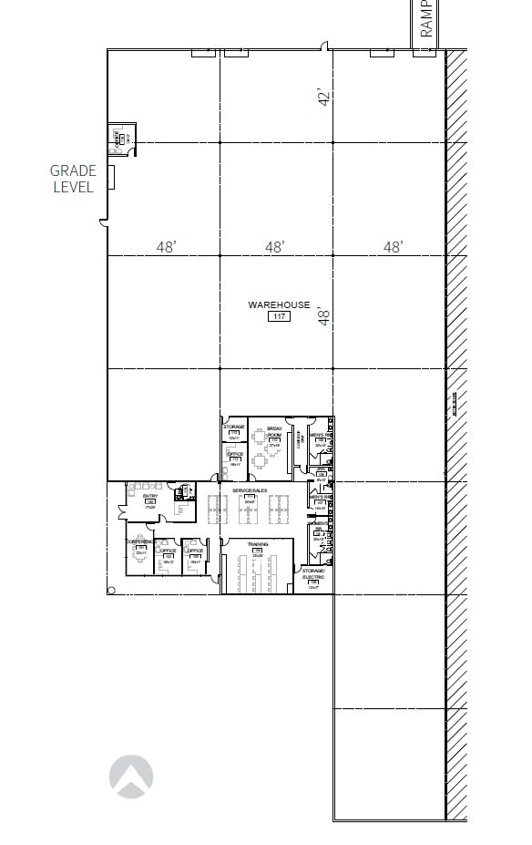 4602 E Elwood St, Phoenix, AZ for lease Floor Plan- Image 1 of 2