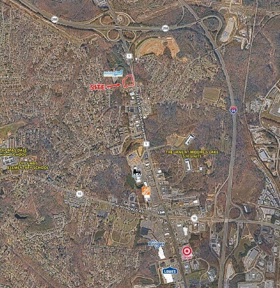 Jefferson Davis Hwy & Shields Road, Chester, VA à vendre - Aérien - Image 2 de 2