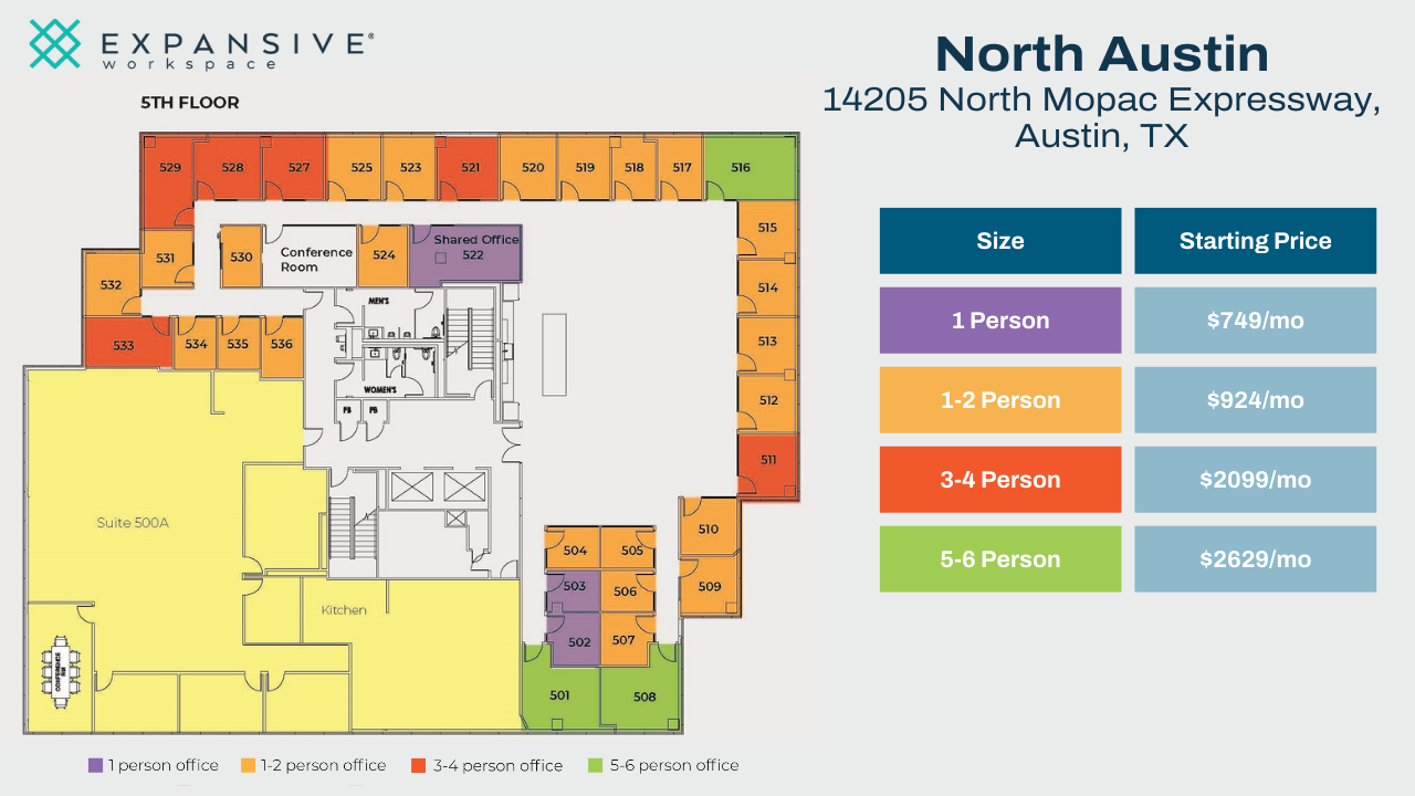 14205 N Mo Pac Expy, Austin, TX à louer Plan d  tage- Image 1 de 6