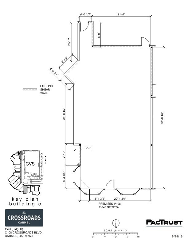 243 Crossroads Blvd, Carmel, CA à louer Plan d  tage- Image 1 de 1