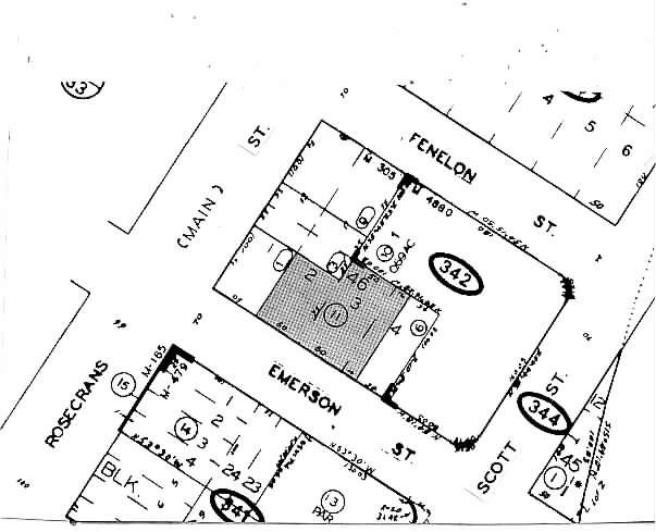 2924 Emerson St, San Diego, CA à louer - Plan cadastral - Image 2 de 5