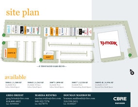 30805-30895 E Thousand Oaks Blvd, Westlake Village, CA for lease Site Plan- Image 1 of 2