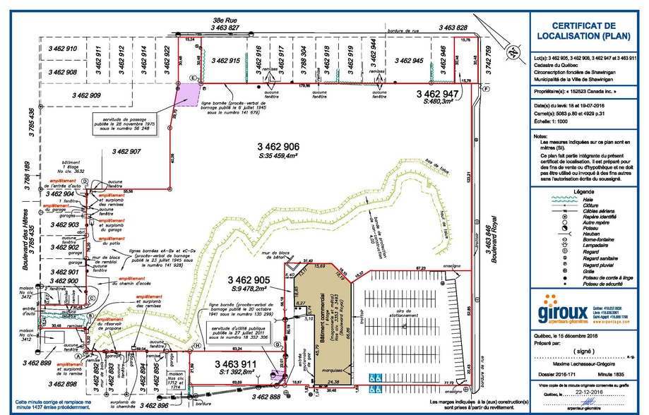 3353 Blvd Royal, Shawinigan, QC for sale - Site Plan - Image 3 of 8