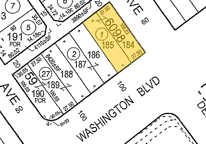 339 Washington Blvd, Marina del Rey, CA for sale - Plat Map - Image 1 of 4