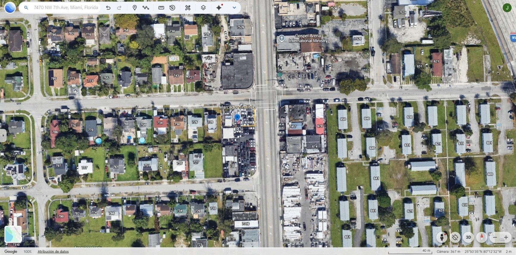 7470 NW 7th Ave, Miami, FL à vendre Plan de site- Image 1 de 2