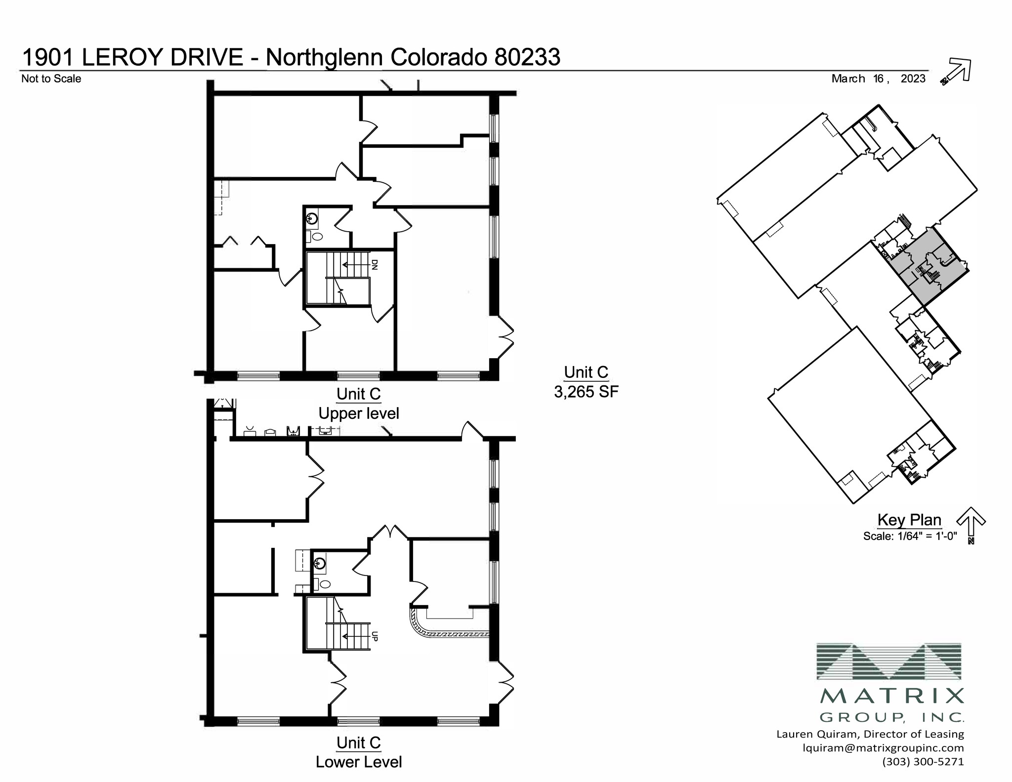 1901 Leroy Dr, Northglenn, CO à louer Plan de site- Image 1 de 1