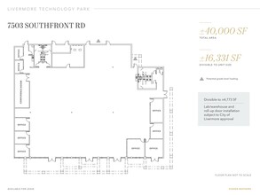 7633 Southfront Rd, Livermore, CA à louer Plan d’étage- Image 1 de 1