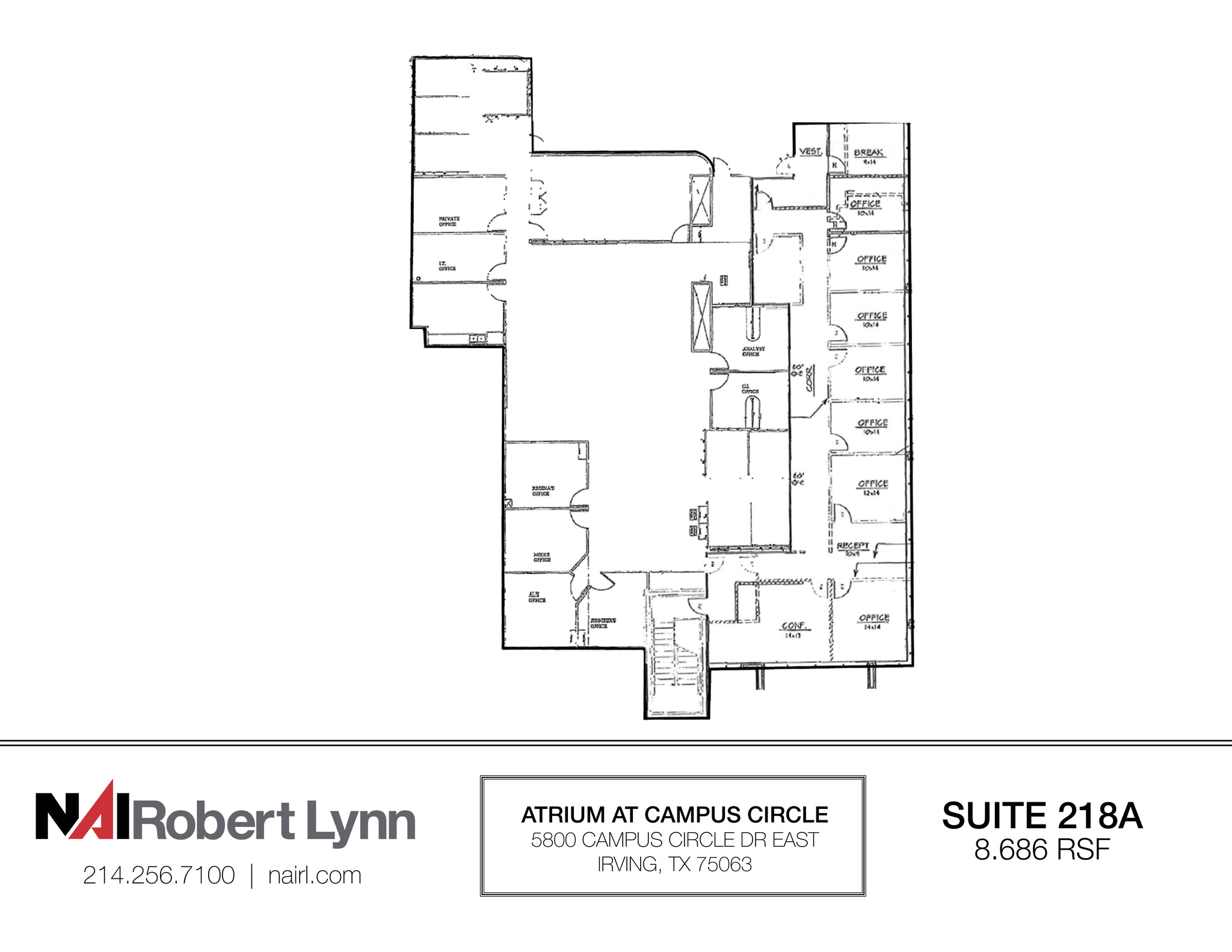 5800 Campus Circle Dr E, Irving, TX for lease Floor Plan- Image 1 of 1