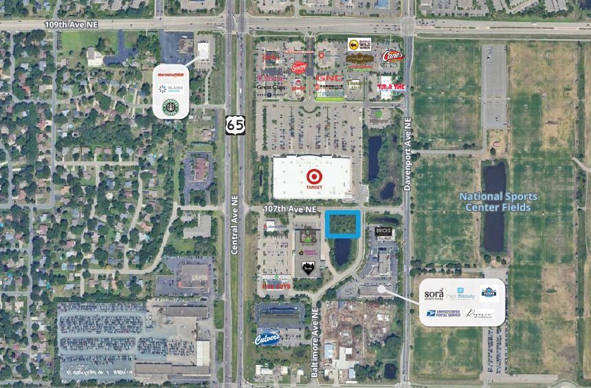 Baltimore St NE & 107th Ave NE Ave, Blaine, MN à vendre - Photo du bâtiment - Image 2 de 2