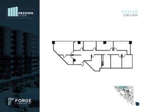 17950 Preston Rd, Dallas, TX for lease Floor Plan- Image 1 of 1