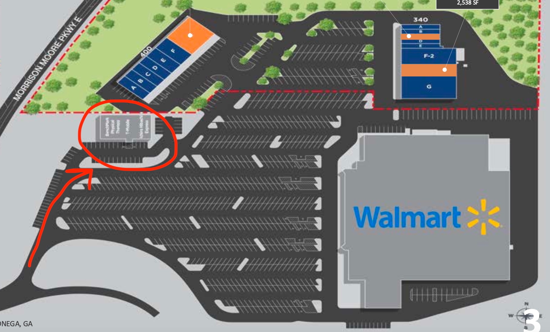 420 WalMart Way, Dahlonega, GA for lease Site Plan- Image 1 of 4