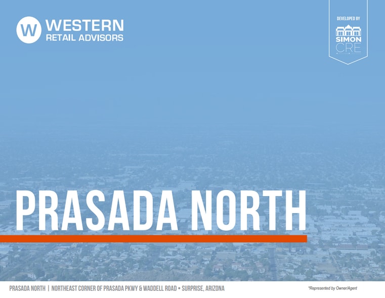 NEC Prasada Pkwy & Waddell Rd, Surprise, AZ for lease - Building Photo - Image 1 of 3