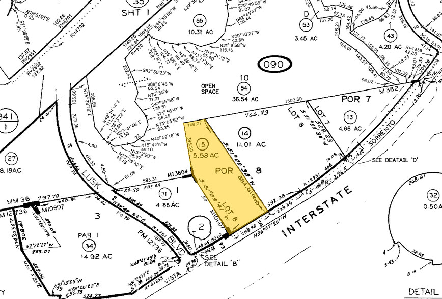 10509 Vista Sorrento Pky, San Diego, CA à louer - Plan cadastral - Image 2 de 11