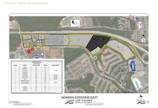 Newnan Crossing Blvd East, Newnan, GA - AERIAL  map view