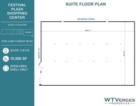 8700 Lake Forest Blvd, New Orleans, LA for lease Floor Plan- Image 1 of 5