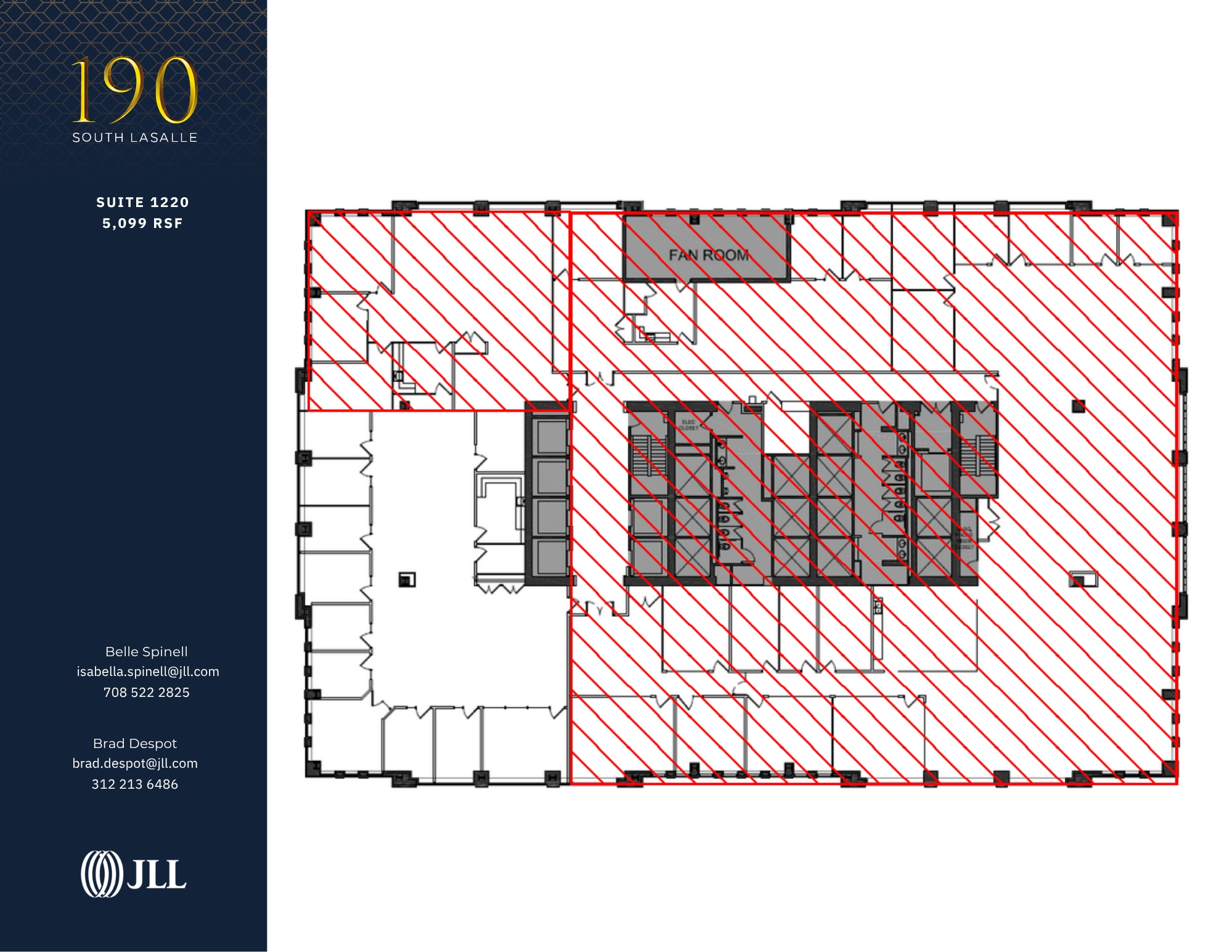 190 S La Salle St, Chicago, IL for lease Floor Plan- Image 1 of 1