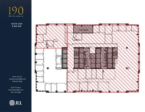 190 S La Salle St, Chicago, IL for lease Floor Plan- Image 1 of 1