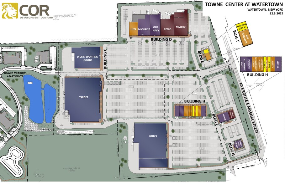 21800-21880 Towne Center Dr, Watertown, NY à louer - Plan de site - Image 3 de 28