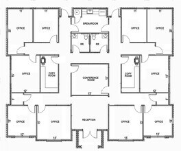 7710 Milwaukee Ave, Lubbock, TX à louer Plan d’étage- Image 1 de 4