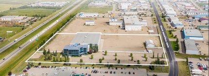 7550 Edgar Industrial Dr, Red Deer, AB - AERIAL map view - Image1