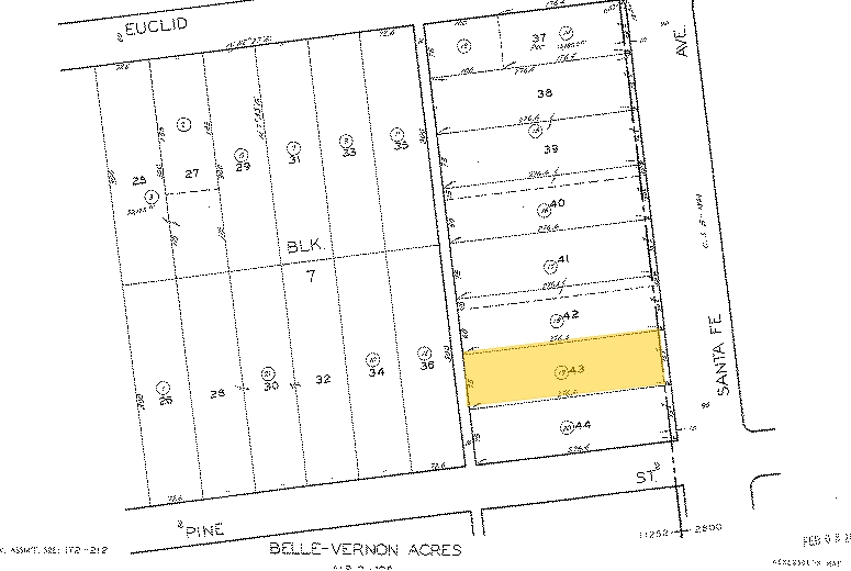 2109 N Santa Fe Ave, Compton, CA à vendre - Plan cadastral - Image 2 de 2