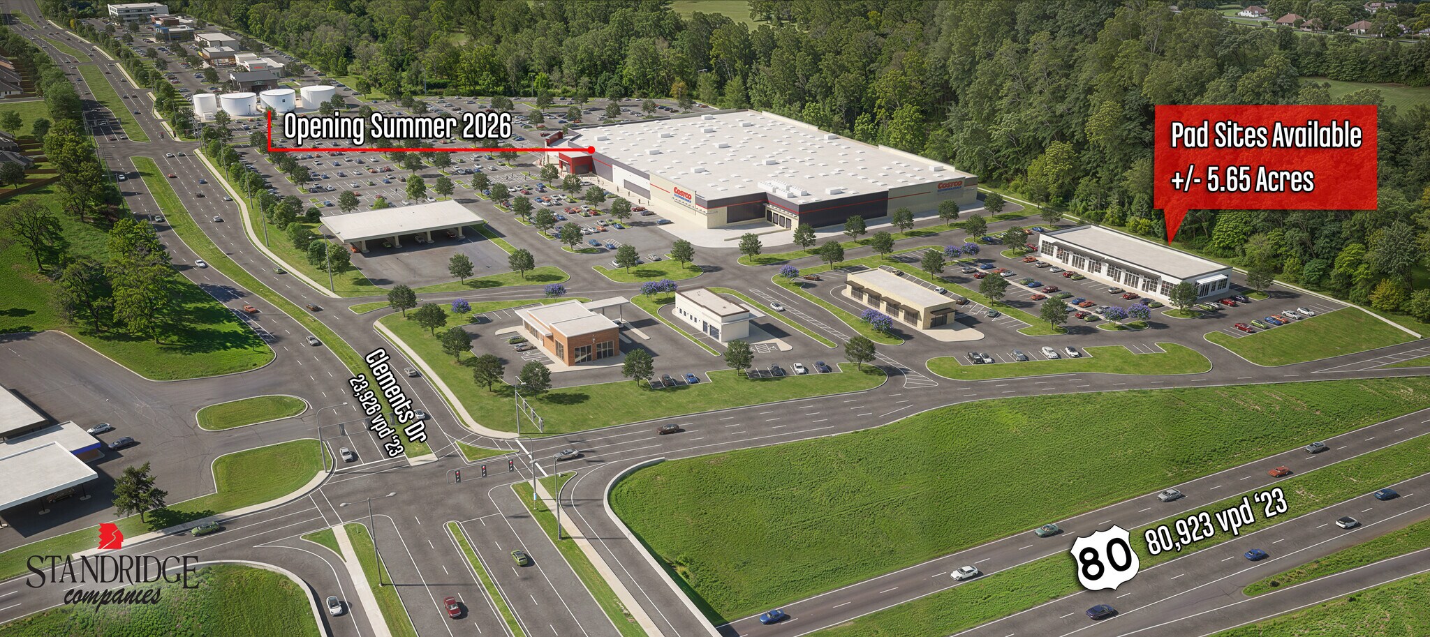 NEC Clements Drive & US-80, Forney, TX à louer Photo du bâtiment- Image 1 de 2
