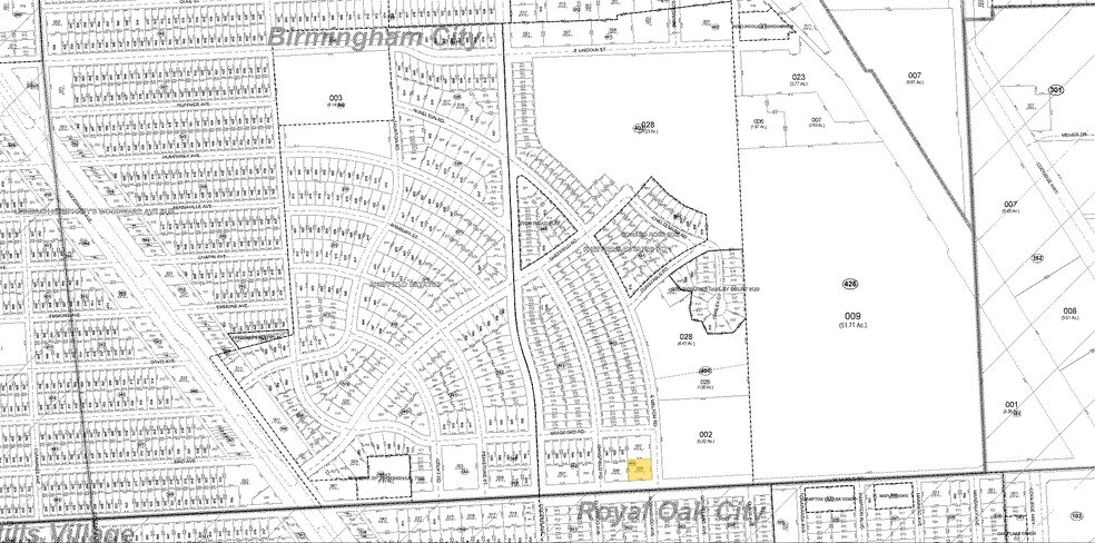 2075 E 14 Mile Rd, Birmingham, MI for lease - Plat Map - Image 2 of 18