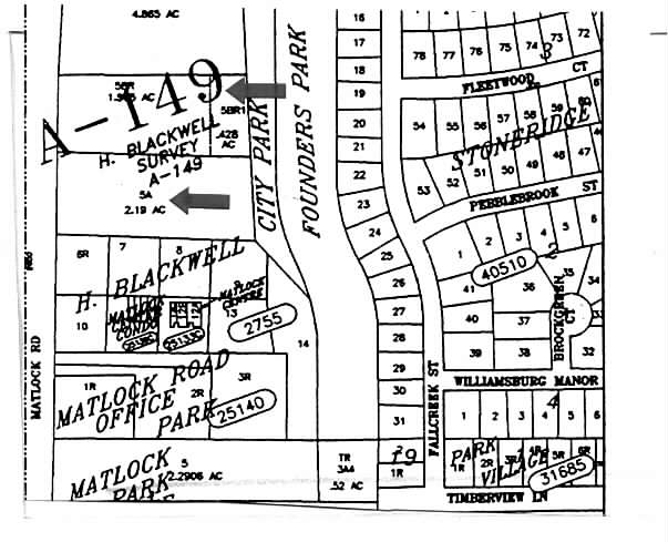 2561 Matlock Rd, Arlington, TX for sale Plat Map- Image 1 of 19