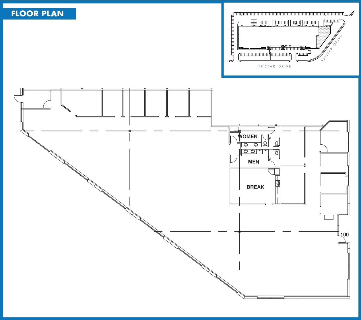 8080 Tristar Dr, Irving, TX à louer Plan d’étage- Image 1 de 1