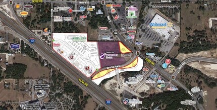 NEC IH-10, Boerne, TX - AERIAL  map view