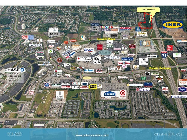 Interstate 71, Columbus, OH à louer - Aérien - Image 2 de 3