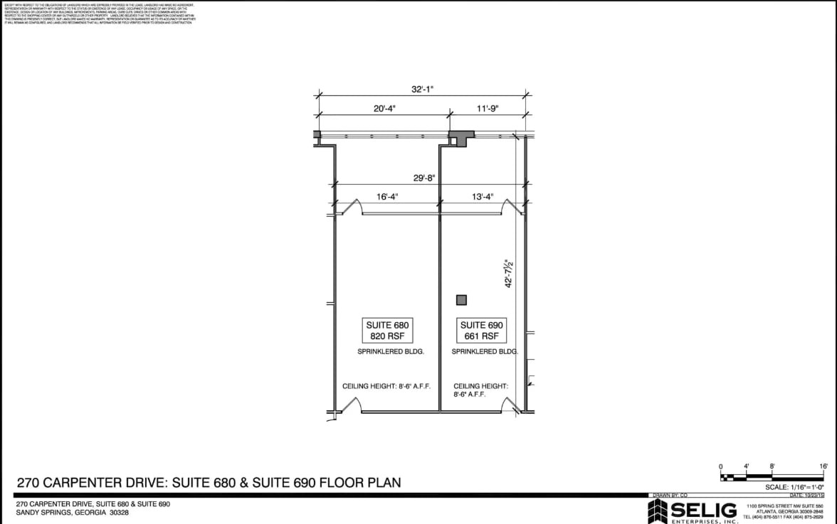 270 Carpenter Dr NE, Sandy Springs, GA for lease Floor Plan- Image 1 of 1