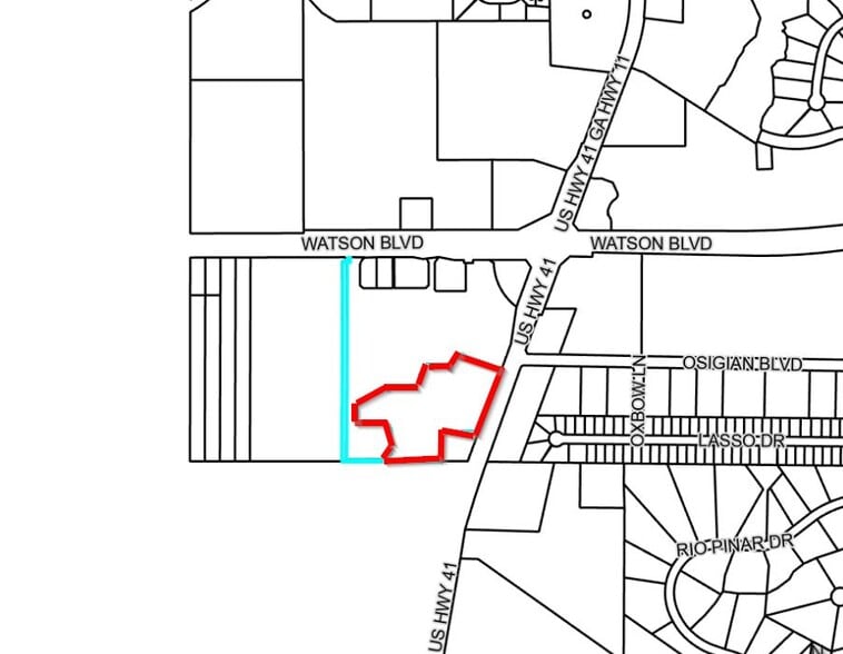 N. Hwy 41 @ Osigian Blvd., Warner Robins, GA for sale - Building Photo - Image 3 of 3