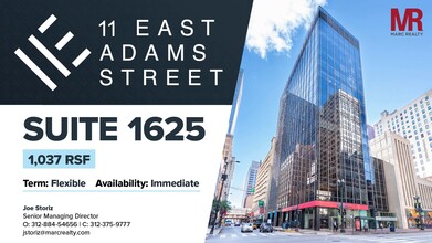 11 E Adams St, Chicago, IL for lease - Commercial Listing Video 