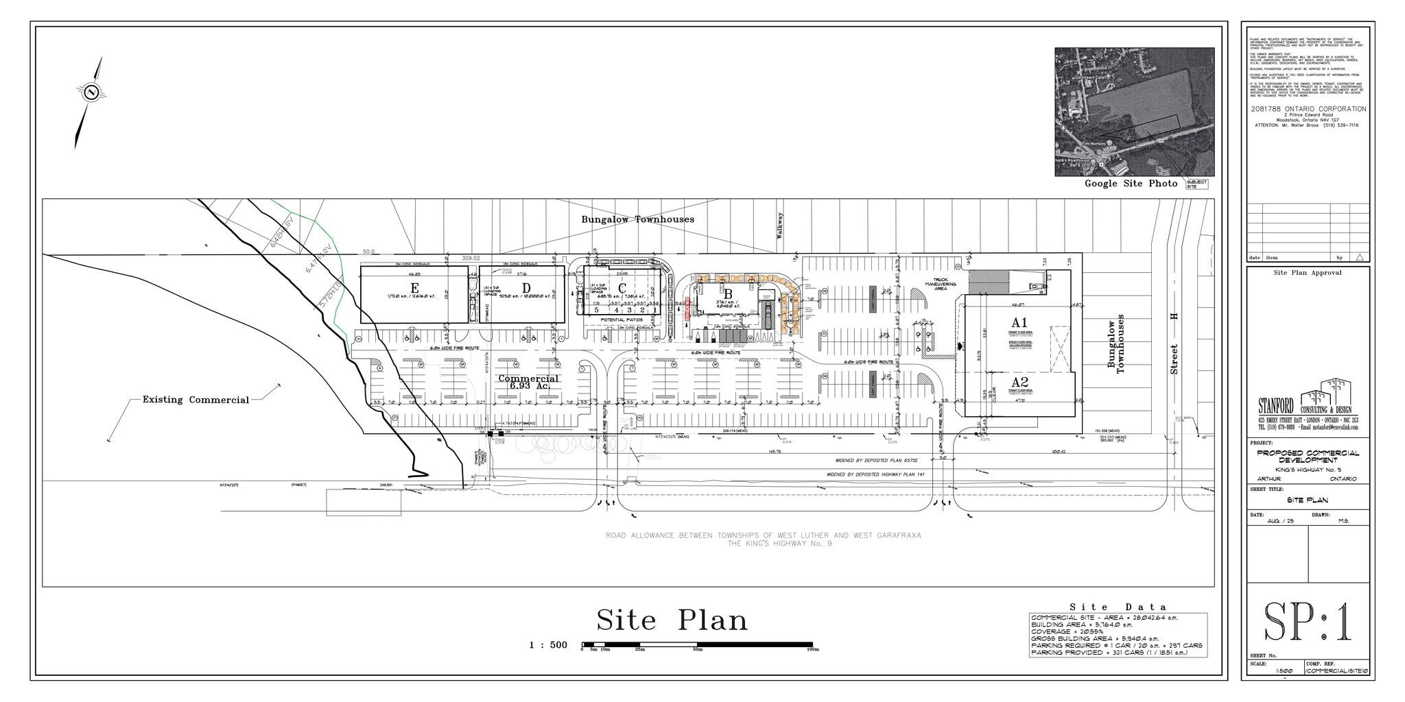 8014 Wellington Road 109, Arthur, ON for lease Site Plan- Image 1 of 3