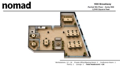 900 Broadway, New York, NY for lease Floor Plan- Image 1 of 5