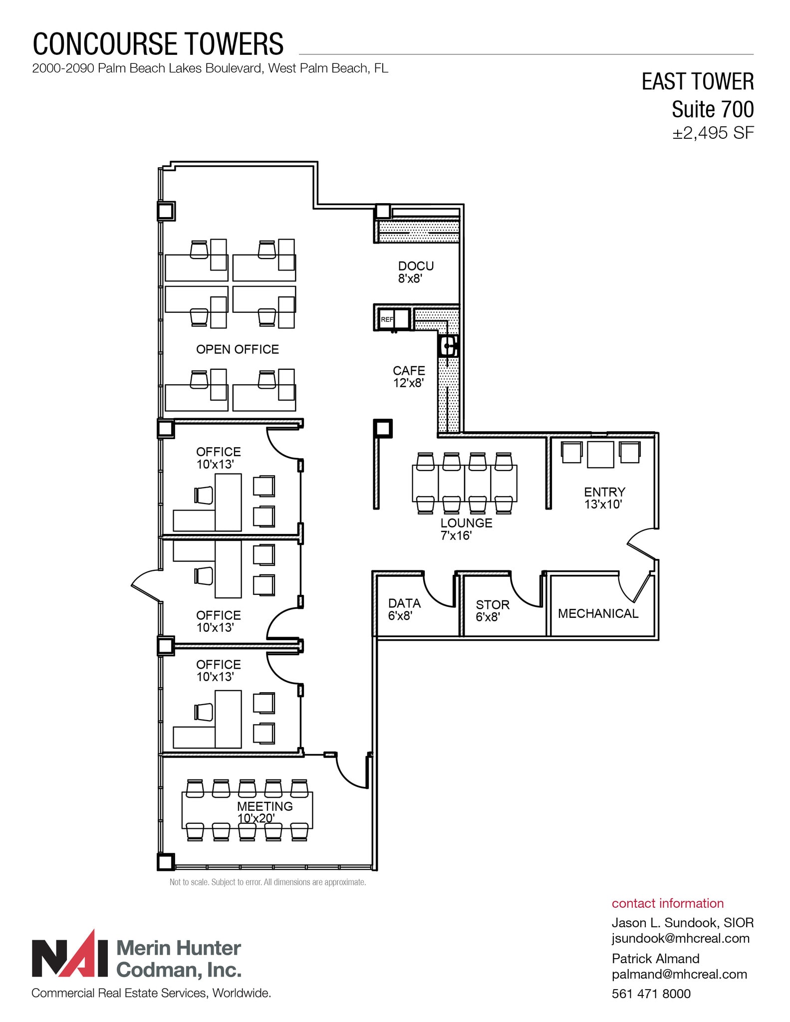 2090 Palm Beach Lakes Blvd, West Palm Beach, FL for lease Floor Plan- Image 1 of 1