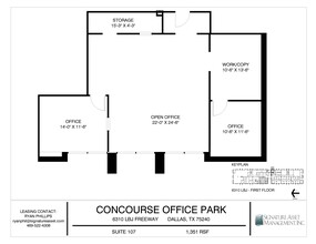 6350 LBJ Fwy, Dallas, TX for lease Floor Plan- Image 1 of 1