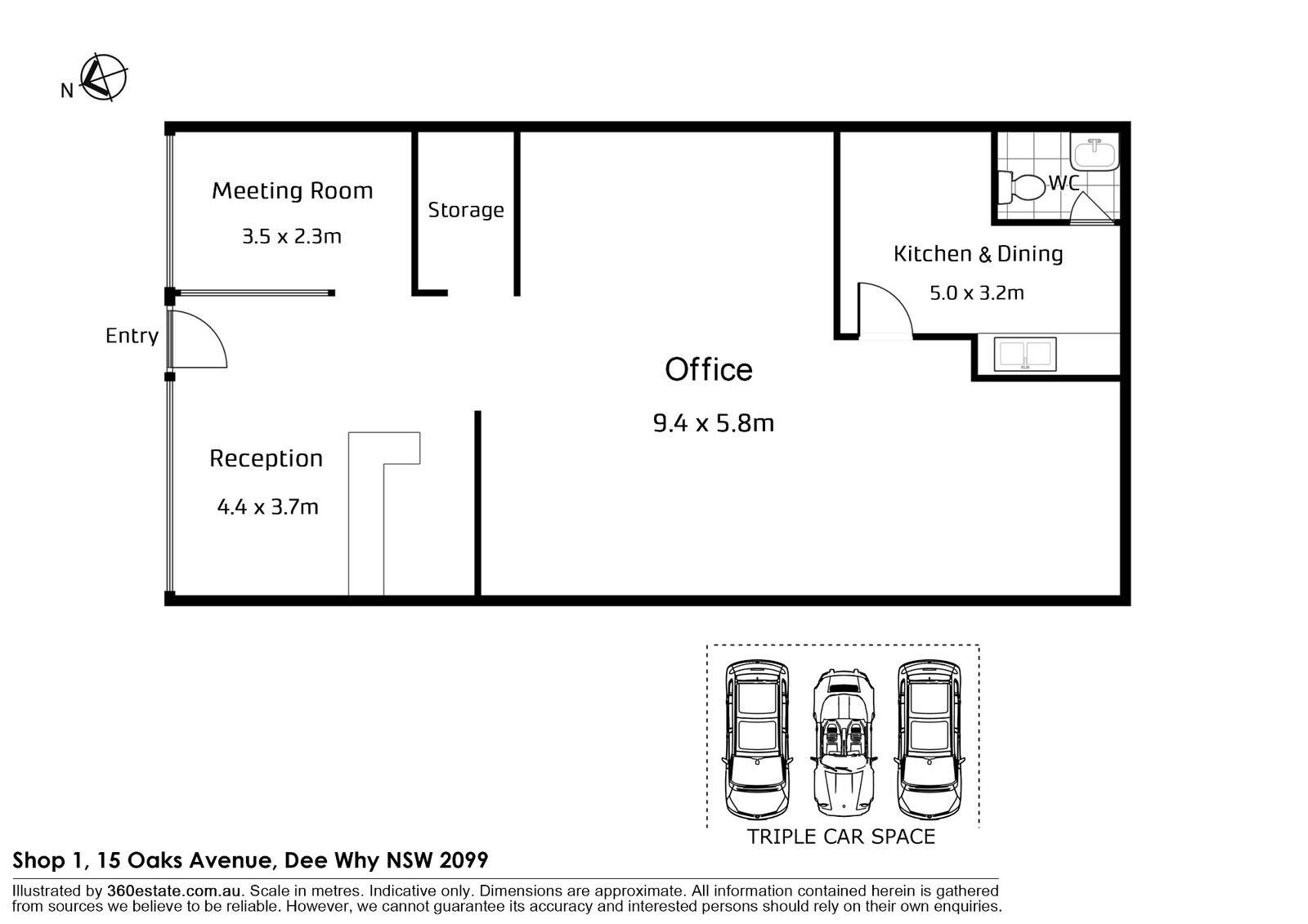 15 Oaks Ave, Dee Why for lease Floor Plan- Image 1 of 6