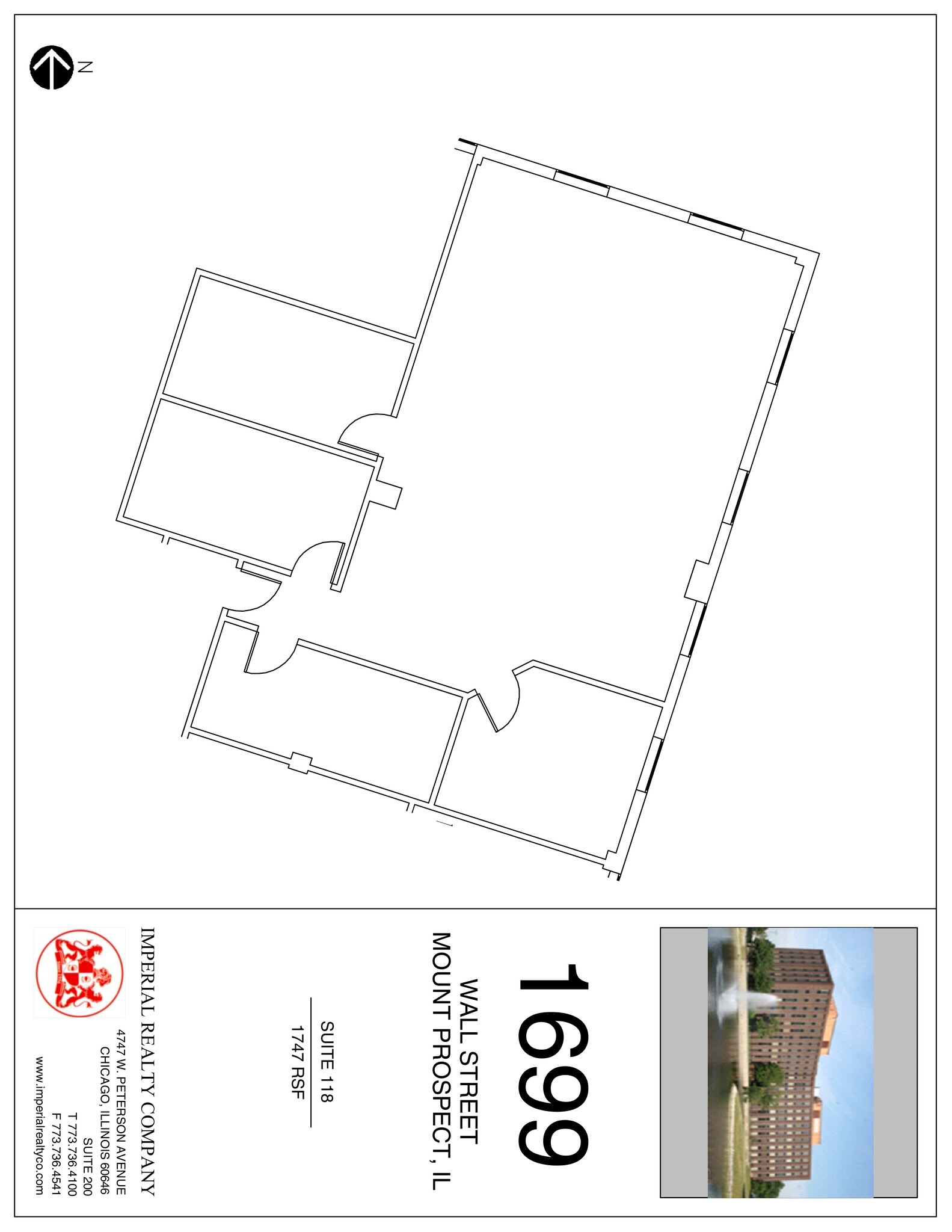 1699 Wall St, Mount Prospect, IL for lease Site Plan- Image 1 of 1