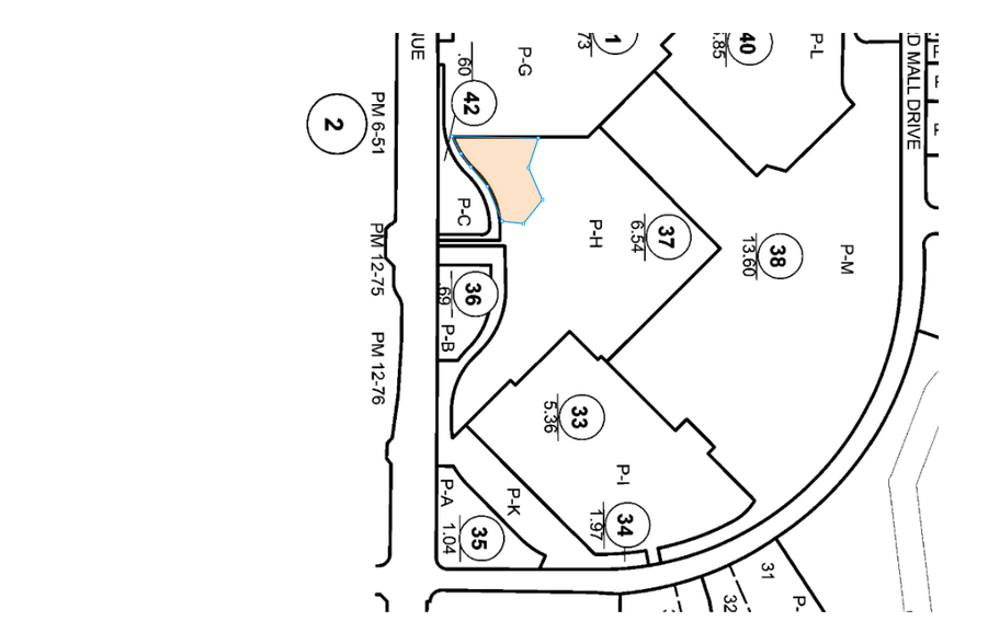 SWC 12th Ave & Lacey Blvd., Hanford, CA for sale - Plat Map - Image 2 of 4