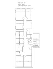 906-908 King St, Alexandria, VA à louer Plan de site- Image 1 de 1