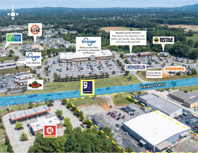 7105 Highway 72 W, Huntsville, AL à vendre - Photo du bâtiment - Image 2 de 5