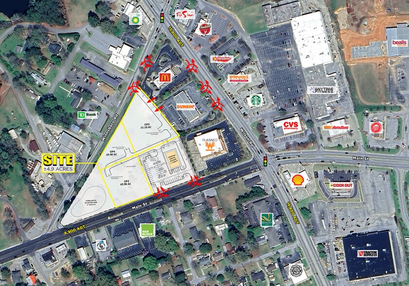 2635 Main St, Newberry, SC à louer - Aérien - Image 3 de 3