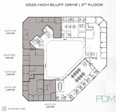 12520 High Bluff Dr, San Diego, CA for lease Floor Plan- Image 1 of 1