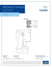 13105 Northwest Fwy, Houston, TX à louer Plan d’étage- Image 1 de 1