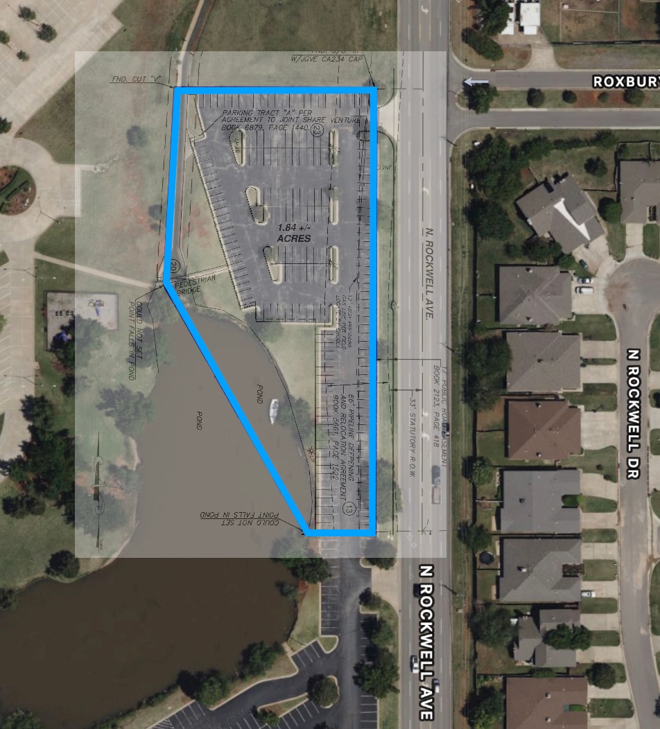 9200 blk N Rockwell, Oklahoma City, OK à vendre Aérien- Image 1 de 2