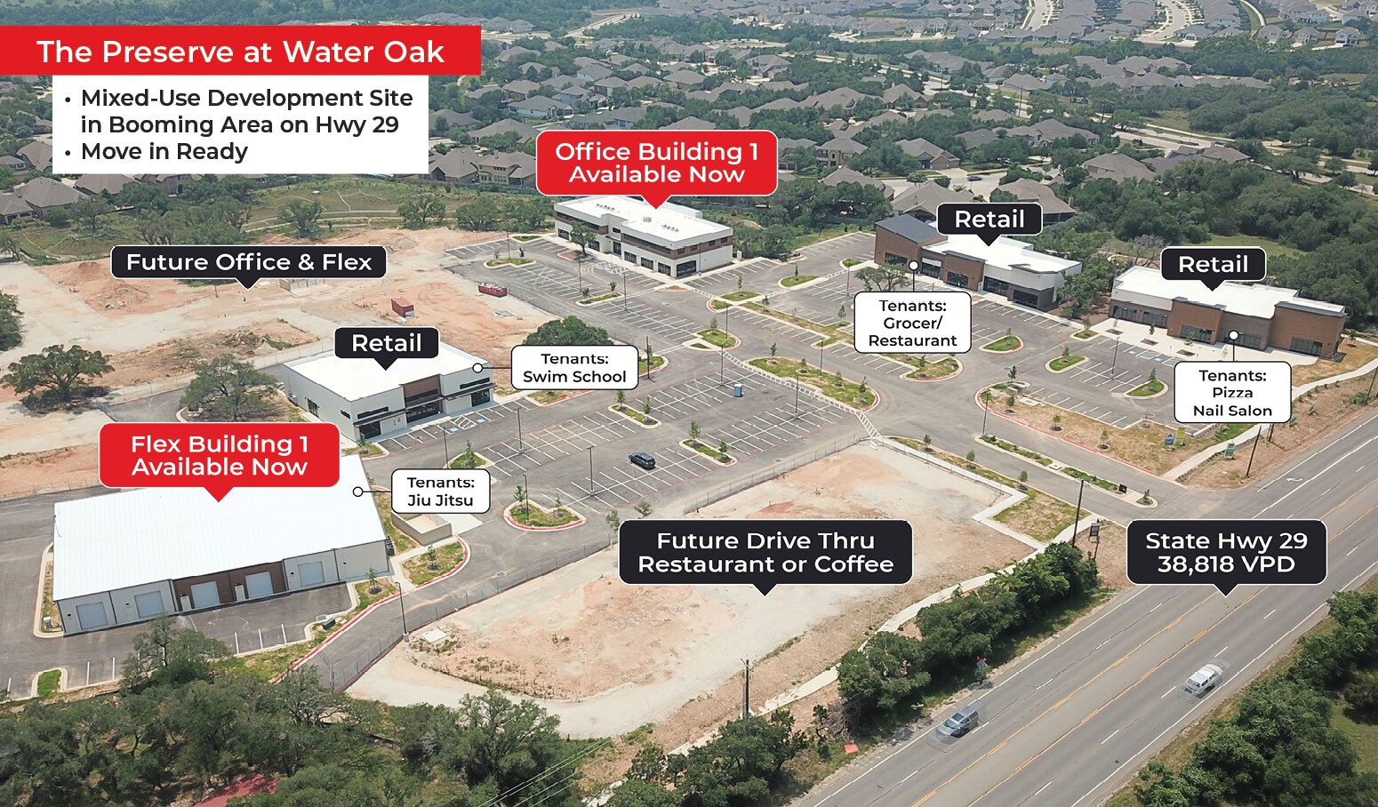 3701 W State Highway 29, Georgetown, TX à louer Photo principale- Image 1 de 25