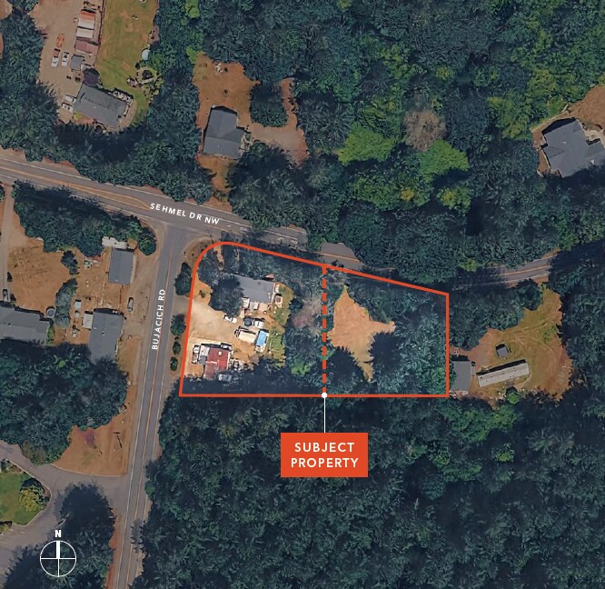 6118 Sehmel Dr, Gig Harbor, WA à vendre Aérien- Image 1 de 5