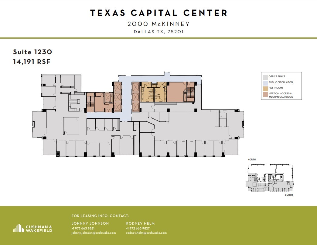 2000 McKinney Ave, Dallas, TX à louer Plan d’étage- Image 1 de 1